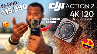 DJI Action 2 Full Review 🔥4K 120FPS, Stabilization, Underwater Test & Moto Vlogging & More Tests 📸