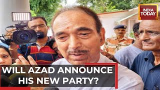 Ghulam Nabi Azad  Set To Begin His Fresh Political Journey In Jammu Today | J&K News