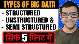 Types of Data Under Big data | Structured Unstructured and Semi Structured data