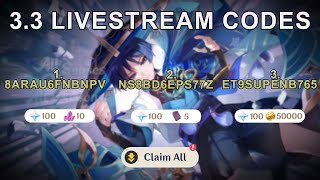 Genshin Impact NEW 3.3 Livestream Codes | 300 Free Primogems REDEEM CODES