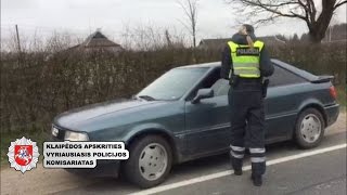 Klaipėdos Kelių policijos savaitgalio reidai