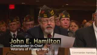 VFW Testifies on Jobs Education for Veterans
