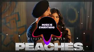 PEACHES - Bass boosted | Diljit Dosanjh, new album song 2022 #bass #punjabi #diljitdosanjh