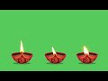 Diwali diya green screen video | diya lamp green screen