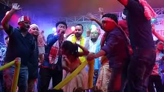 বিপিন চাওডাং  stage programme//bihu song at mangaldai chapai