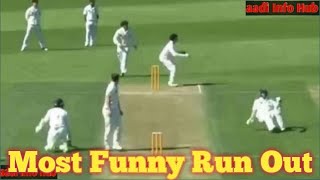 most funny run out in cricket history   #funnyrunout#cricket#aadiinfohub
