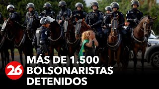 Brasil | Desmantelan un campamento de radicales bolsonaristas y suben a 1500 los detenidos