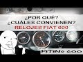 Razón de los relojes que elegimos + ADELANTO / Fitino 600 #Fiat600 #Relojesaccesorios