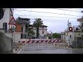 spoorwegovergang caserta i railroad crossing passaggio a livello