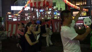 ２０１６　十条駅前納涼盆踊り大会　　　火の国太鼓