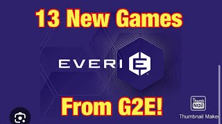 13 New Games from Everi in Demo Mode at G2E!!