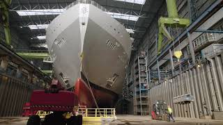 Silver Nova Floats Out at Meyer Werft