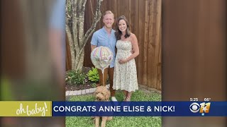 CBS 11 Weather Team +1 -- Anne Elise Is Having A Baby!