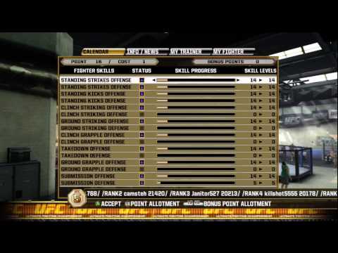 UFC Undisputed 2010 - Career Mode Tips (How to Create A Super CAF) UFC Undisputed 2010 - Career Mode Tips (How to Create A Super CAF)