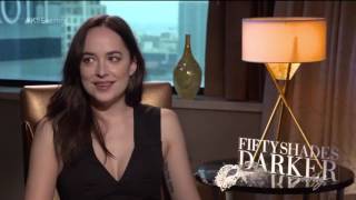 Dakota Johnson answers questions from Fifty Shades Darker fans