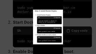 Docker installation in Redhat Linux ll DevOps Tool Docker ll #docker #linux #devops #shorts