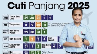 Kalendar 2025 dan Tarikh Cuti Umum 2025