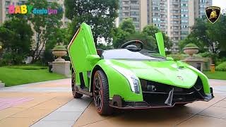 【Baby嘟嘟房】原廠授權藍寶堅尼 Lamborghini Veneno毒藥  雙人四驅兒童電動車