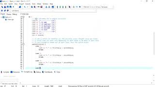 C++ 40: Choose a menu option using a switch statement with numbers for its cases.