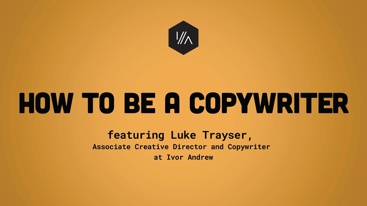 How To Be A Copywriter - 12 Easy Steps - YouTube