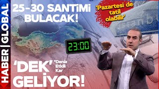 Bünyamin Sürmeli Saat Vererek Uyardı! 3 Gün 3 Gece Kar Yağacak! \