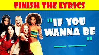 Finish the Lyrics '90s Songs