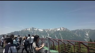 西穂高口駅展望台(標高2156m)からの眺望～ミシュラン☆☆２つ星～  Nishihotakaguchi sta.