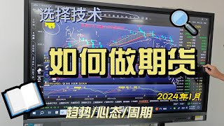 2024年1月份，中国国内期货市场使用最新的ai软件指标，技术辅助分析下单交易国内期货市场的各个品种，从软件当中进场点出场点一目了然。