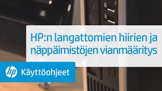 HP:n langattomien hiirien ja näppäimistöjen vianmääritys