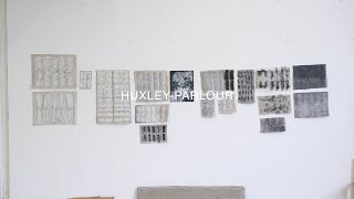 Rebecca Salter in her Studio