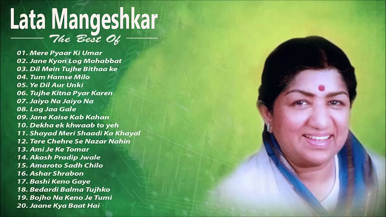 Lata Mangeshkar Best Evergreen Romantic Song Lata Mangeshkar Hits Song ...