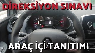 Direksiyon Dersi ARAÇ İÇİ Tanıtımı | Clio