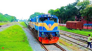 Kapotaksha Express running with two engines || Kapotakhsa Express || Khulna to Rajshahi || Beautiful Train