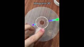 Cómo hacer un holograma en 3D #holograma #holograma3D