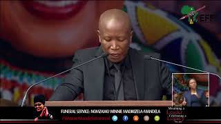 Winnie Mandela Funeral - Malema Speech