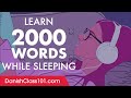 Danish Conversation: Learn while you Sleep with 2000 words