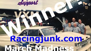 Racingjunk.com March madness winner