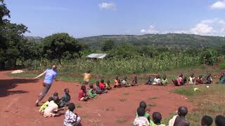 Happy Rural African Children Playing