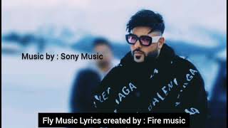Fly(Lyrics) - Badshah | Uchana Amit | Shehnaaz Gill | New Bollywood Song | FireLyrics | latest song