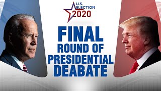 LIVE: Final round of US Presidential debate 2020 | US Election 2020 | Donald Trump Vs Joe Biden