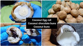 How to Make Nigerian Egg Rolls \u0026 Buns with a Coconut and Chocolate Twist! 3 recipes in 1 video.