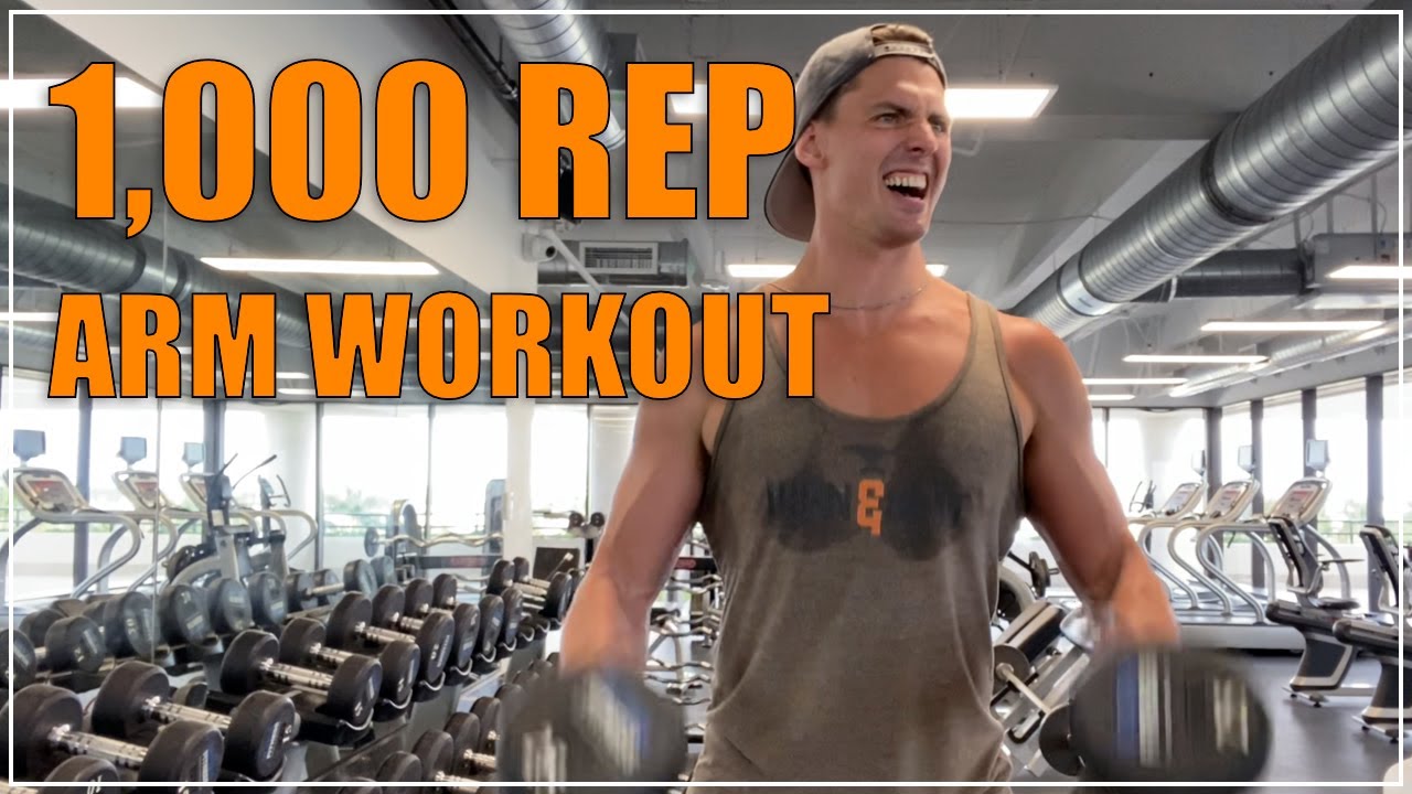 1000 Rep Arm Workout Challenge Youtube