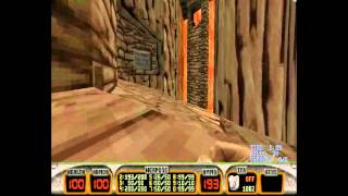 Duke Nukem 3D 毁灭公爵3D Atomic Cheat Mode EP1 Level 5 Boss Level