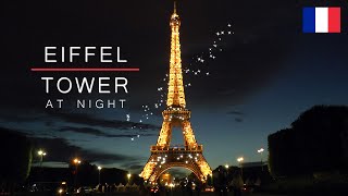 EIFFEL TOWER AT NIGHT │ PARIS, FRANCE.  Eiffel Tower sparkling show.