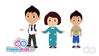 Clothes - Learning Songs Collection For Kids And Children | Rhyme time | Happy Kids