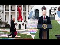 Biden has AIDS memorial quilt at White House to observe World AIDS Day