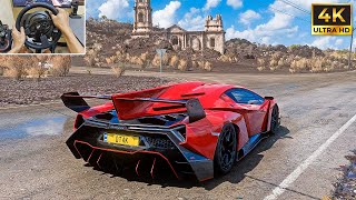 Lamborghini Veneno - Forza Horizon 5 | Thrustmaster T300RS Steering Wheel