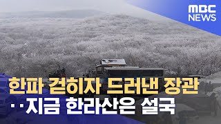 한파 걷히자 드러낸 장관‥지금 한라산은 설국 (2023.01.30/뉴스투데이/MBC)