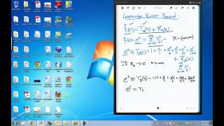 Calculus Lagrange Error Part 1