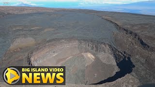 Mauna Loa Volcano Heightened Unrest Continues, Scientists Fly Over (Nov. 3, 2022)